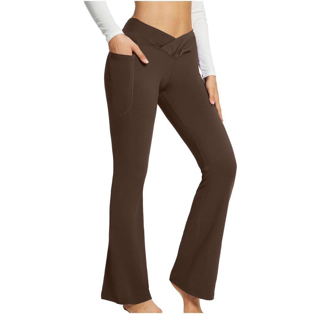 2024 Spring/Summer High-Waisted Wide-Leg Slimming Yoga Pants for Women