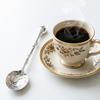 Yousheng Coffee Spoon 4.2 Inch Vintage Carved Coffee Spoon with Deep Bowl Head for Sugar Honey Jam Stirring Hot Coffee Tea Dessert Cake Ice Cream