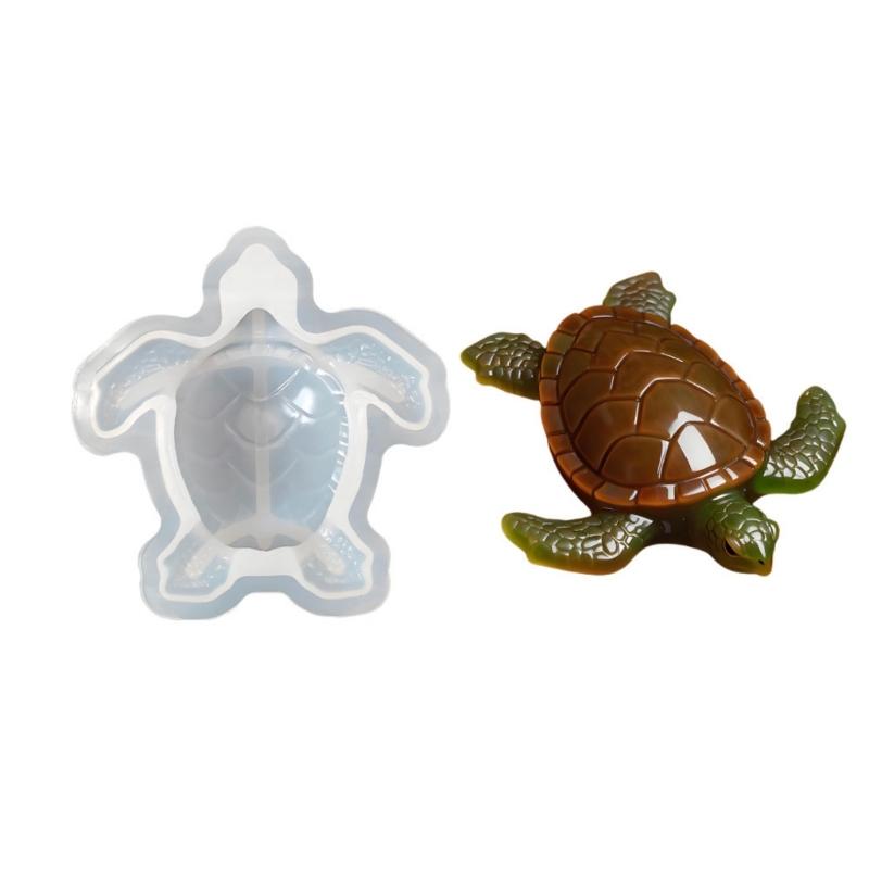Flexible Silicone DIY Mold for Cartoon Desktop Animal Resin Figurines Crafting Easy Demolding Craft Home Decoration