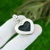 Natural Solar Moss Agate Gemstone Jewelry 925 Sterling Silver Pendant For Women