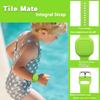 For Tile Mate (2024) Silicone Case Waterproof Adjustable Children Wrist Band Smart Tracker Watch Strap