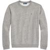 Polo Ss23 Solid Logo Embroidered Crewneck Sweatshirt Women Sweatshirt Gray WMPOKNINFB20458-020