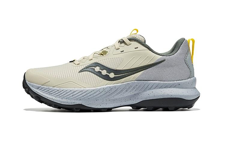 

Saucony Low Top Running Shoes Men s Light Gray Black - S20845-110 40