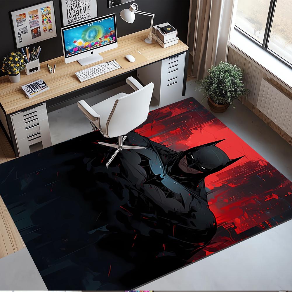 Batman Printed Carpet,Rug,for Office Chair Living Room Bedroom Kitchen Room Decor Gifts.