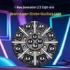 Eight Arms KTV Disco Light: Sound-Controlled Rotating LED Stage Lighting