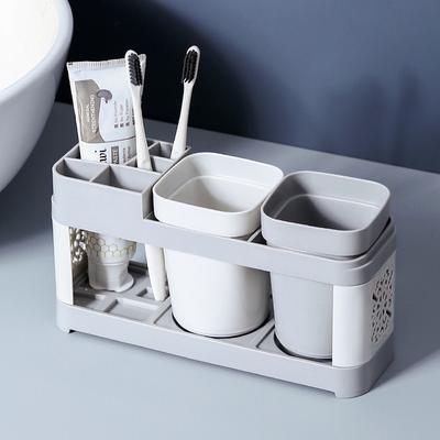 Waschbecher Zahnbürstenhalter Set Kreative Familie Paar Mundwasserbecher Home Dental Set mit zwei Tassen Badezimmer