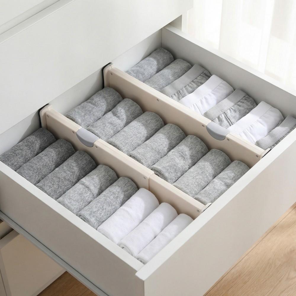 Adjustable Drawer Divider Board Free-combination Wardrobe Organizer Board  Closet Storage