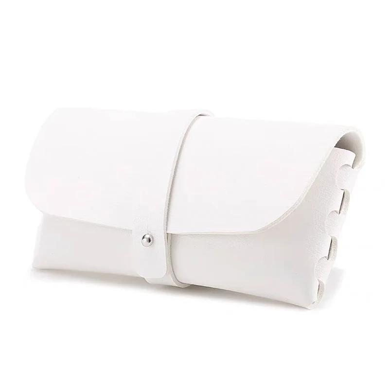

Multifunctional PU Leather Glasses Case Rectangle Mini Makeup Bag Pencil Wallet Organizer Business Card Holder Eyeglasses Bags