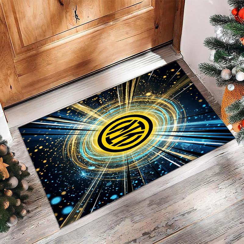 Borussia Dortmund Printed Flannel Area Rug Non Slip Soft Polyester Floor Carpet Indoor Decor Mat for Bedroom Living Room Sofa