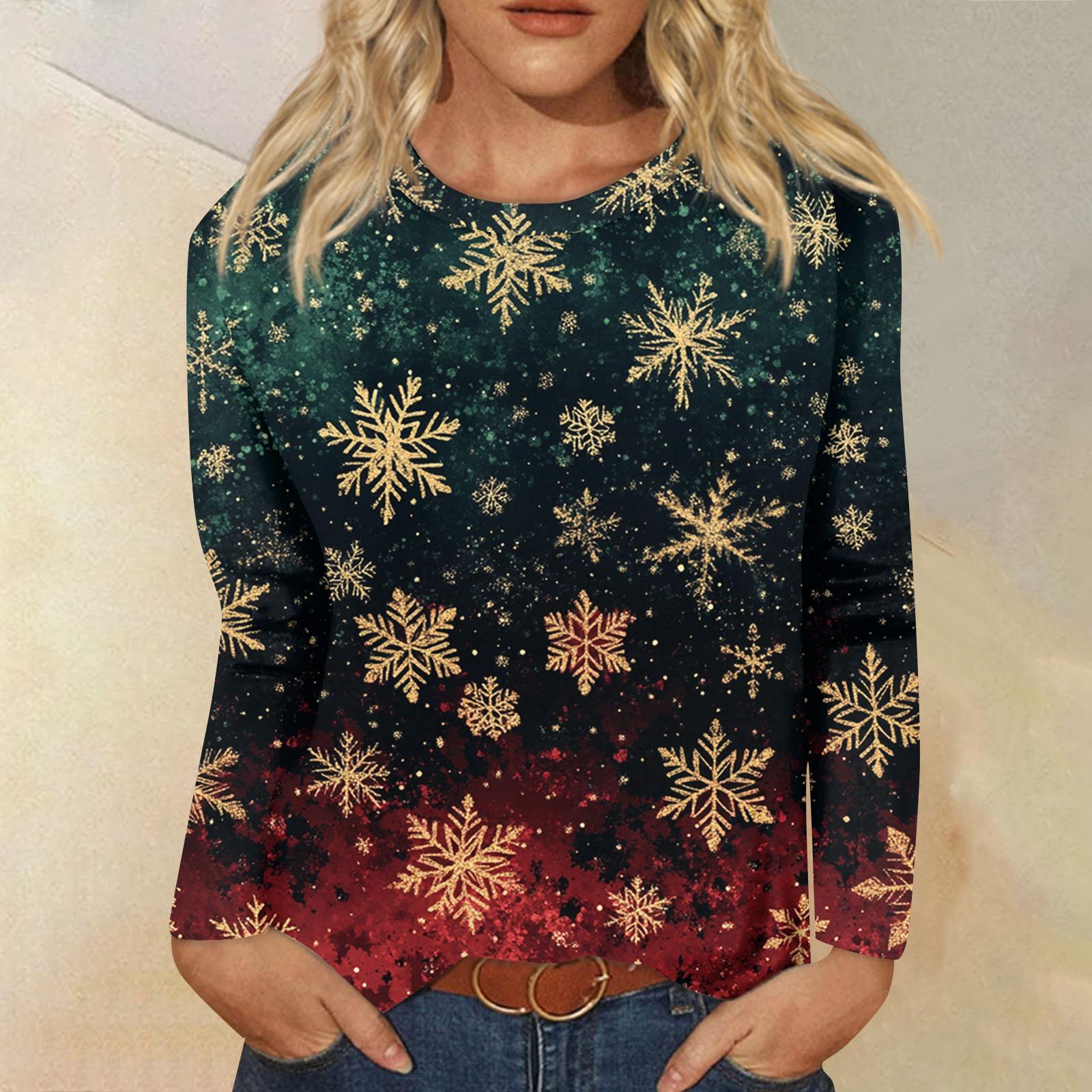 

Женская модная повседневная кофта с длинным рукавом и принтом, с круглым вырезом L