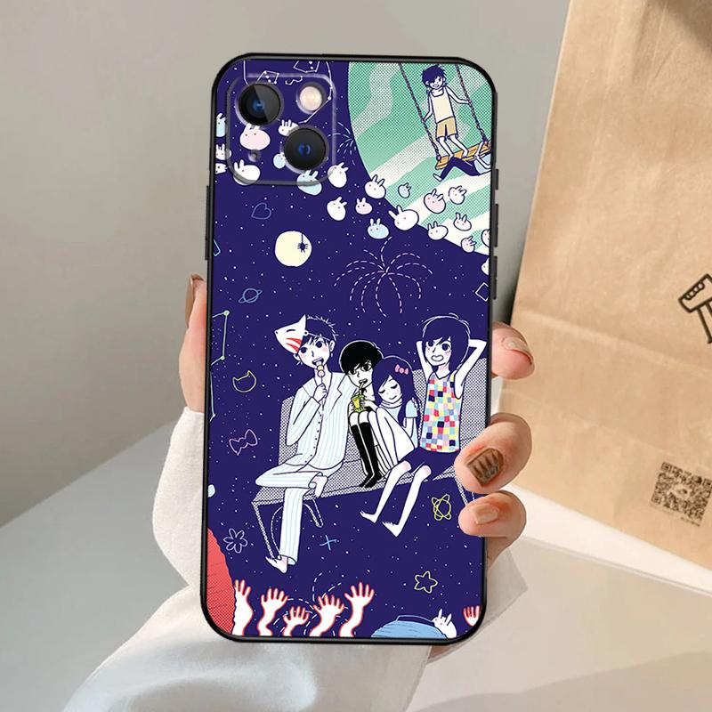 Omori Case Cover For iPhone 16 15 14 12 Pro Max 11 13 Pro Max X XR XS MAX Plus 12 Mini Coque