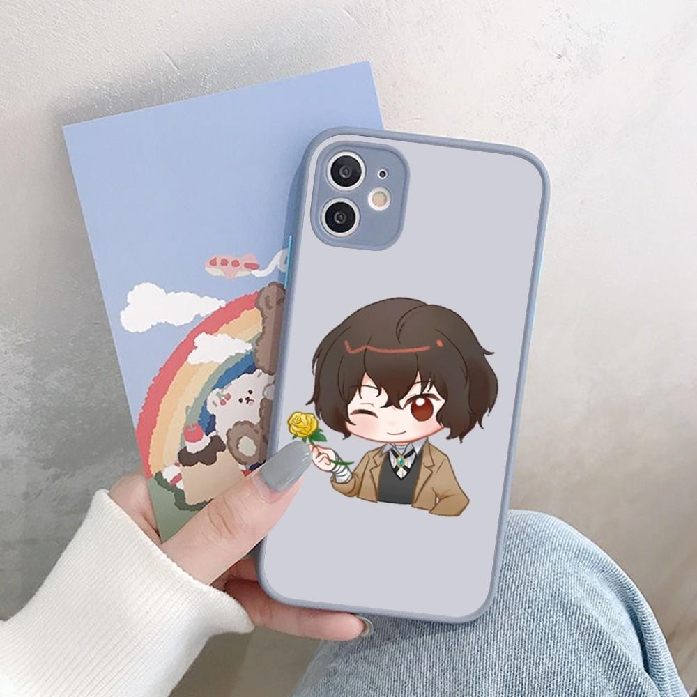Anime Bungou Stray Dogs Phone Case for iPhone 14 11 12 13 Mini Pro Max 8 7 Plus X XR XS MAX Translucent Matte Cover
