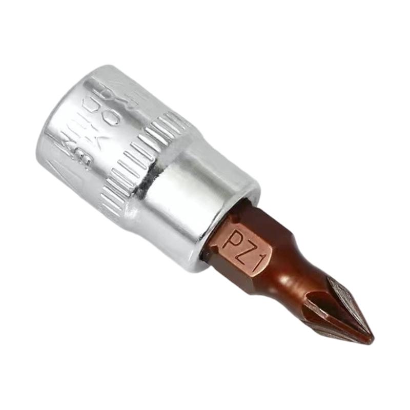 Ratchet Wrench Socket Set 1/4" Hexagonal Drive Screwdriver Bit Repair Hand Tool Socket Wrench Adapter