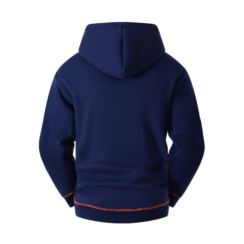 Herbst- und Winterfleece Warmer Herren-Hoodie, Übergröße Lässig Trendiger Reißverschluss-Hoodie Kapuzen-Sweatshirt