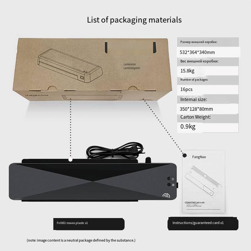 Automatic Mini Photo Plastic-Envelop Machine Laminator Photo LaminatorA4