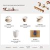 PAKCHOICE Suet White Porcelain Kung Fu Tea Gift Set