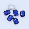 Octagonal Long Gem Crystal Glass Rhinestone for Clothing, Shoes, Phone Stickers, DIY Jewelry Accessories