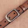 First Layer Cowhide Belt, Genuine Leather, Retro Versatile Tree Paste Leather Pin Buckle, Retro Belt, Young And Middle-Aged Belt Men