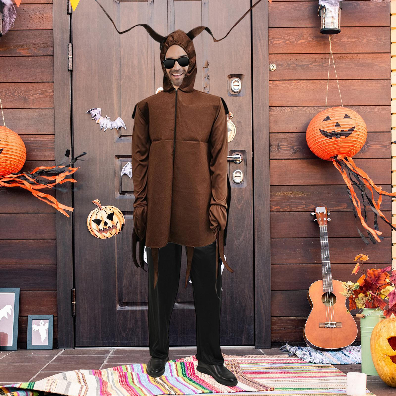 

Костюм таракана на Хэллоуин для тематической вечеринки