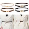 Classical Adjustable Buckle Thin Waist Belt for Women Lady Fashionable Stylish Design Waistband Decorative Dress Sash