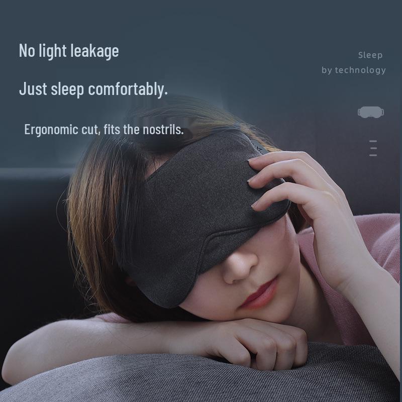 Travel Modal Blackout Eye Mask - Skin-Friendly, Comfortable, No Light Leakage, German Velvet, Perfect for Office Naps