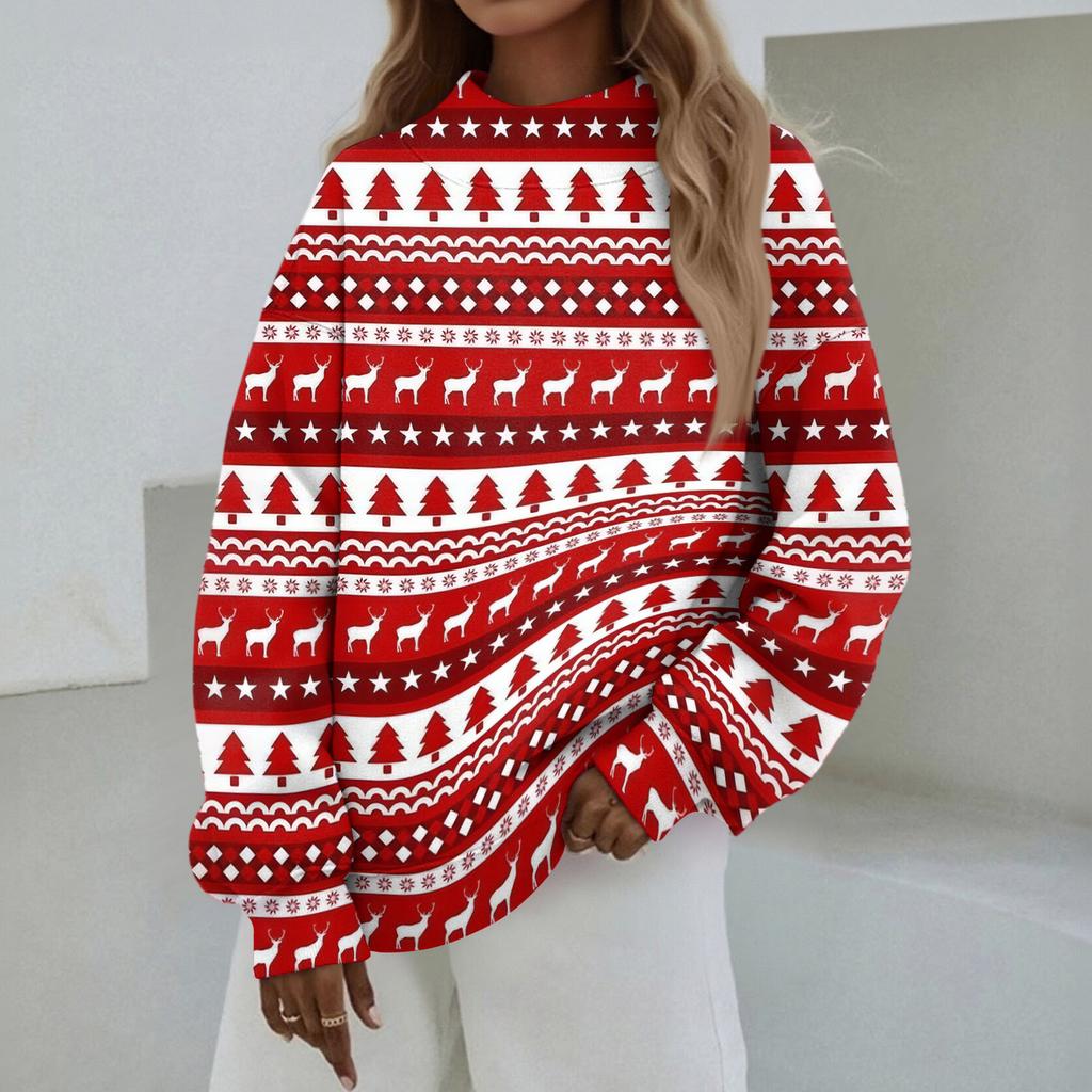 Mock Neck Sweatshirt Women Fall Comfort Oversized Sweatshirt Dressy Pullover Sweatshirts No Hood Cozy Turtleneck Tops