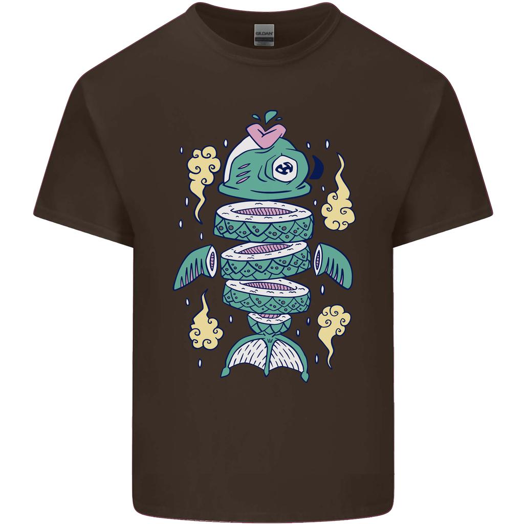 Funny Sliced Sushi Fish Fishing FisherUnisex Unisexs Light Cotton TShirt