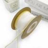 10yards Organza Ribbon Golden Wave Wired Ribbon Gift Bouquet Packaging,Handicrafts,Christmas Birthday Wedding Party Decoration