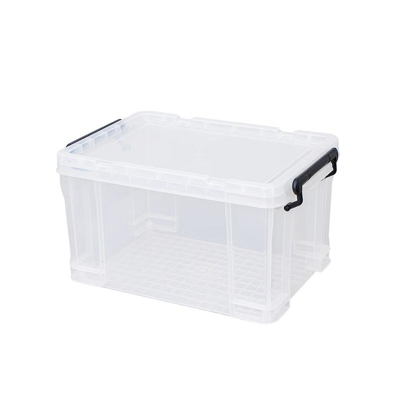 Large Transparent Rolling Storage Bin