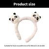 Cute Panda Hair Band Plush Animal Theme Hair Accessory Korean Style Headband Hair Decoration for Comfort and Style