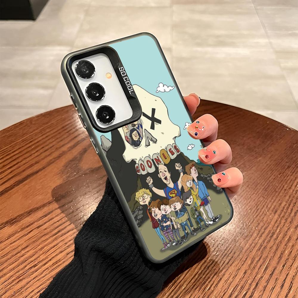 The Goonies Phone Case For Samsung Galaxy S24 S23 S22 S21 S20 Note20 Ultra Plus Fe colored silver Cover