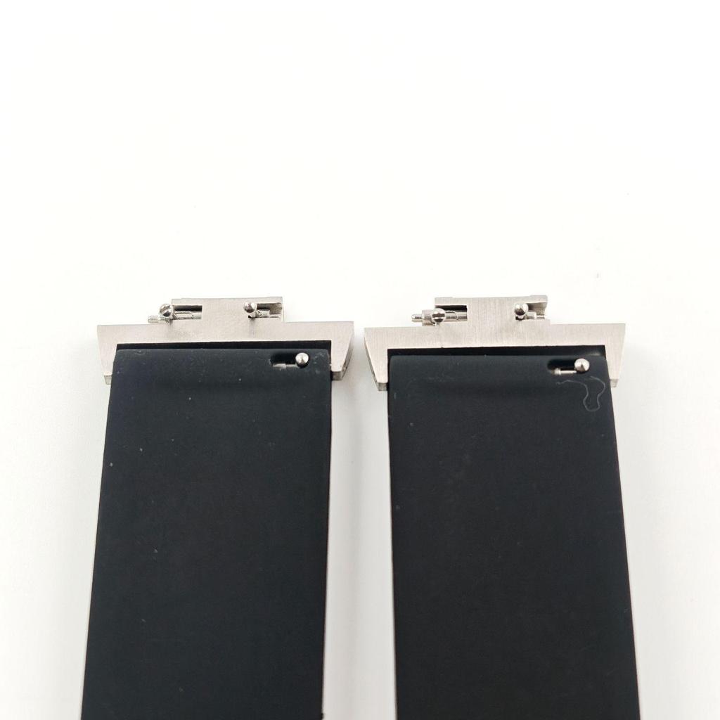 Used Watch Silicone Rubber Strap Flash Fit Black [Compatible With] Tissot PRX Tissot