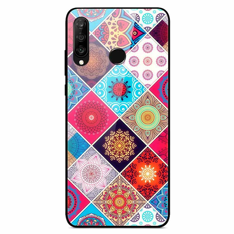 For Huawei P30 Lite Cases P30Pro P20pro P20Lite Luxury Tempered Glass Hard Back Cases for Huawei P20 Pro P30Pro Fundas Capa P20