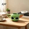 Gift for Film Lovers 3D Cartoon Ceramic Water Cup, Cute Relief Coffee Mug, Large Capacity Mug Decorative Unique Desktop Decoration Hot And Cold Drinks