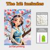 Disney Pearl Art Painting Cartoon Mulan Handmade diy5D Pearl Gem Painting Pictures Crafts Special Shape Home Wall Decoration