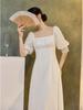 2026 Spring/Summer Luxury Chinese Style White Slimming Lace Dress for Women - P0109
