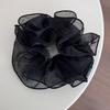 High-end and Niche Organza Large Intestine Hair Band, Sweet Skirt Hem, Bun Hair Tie, Hair Tie