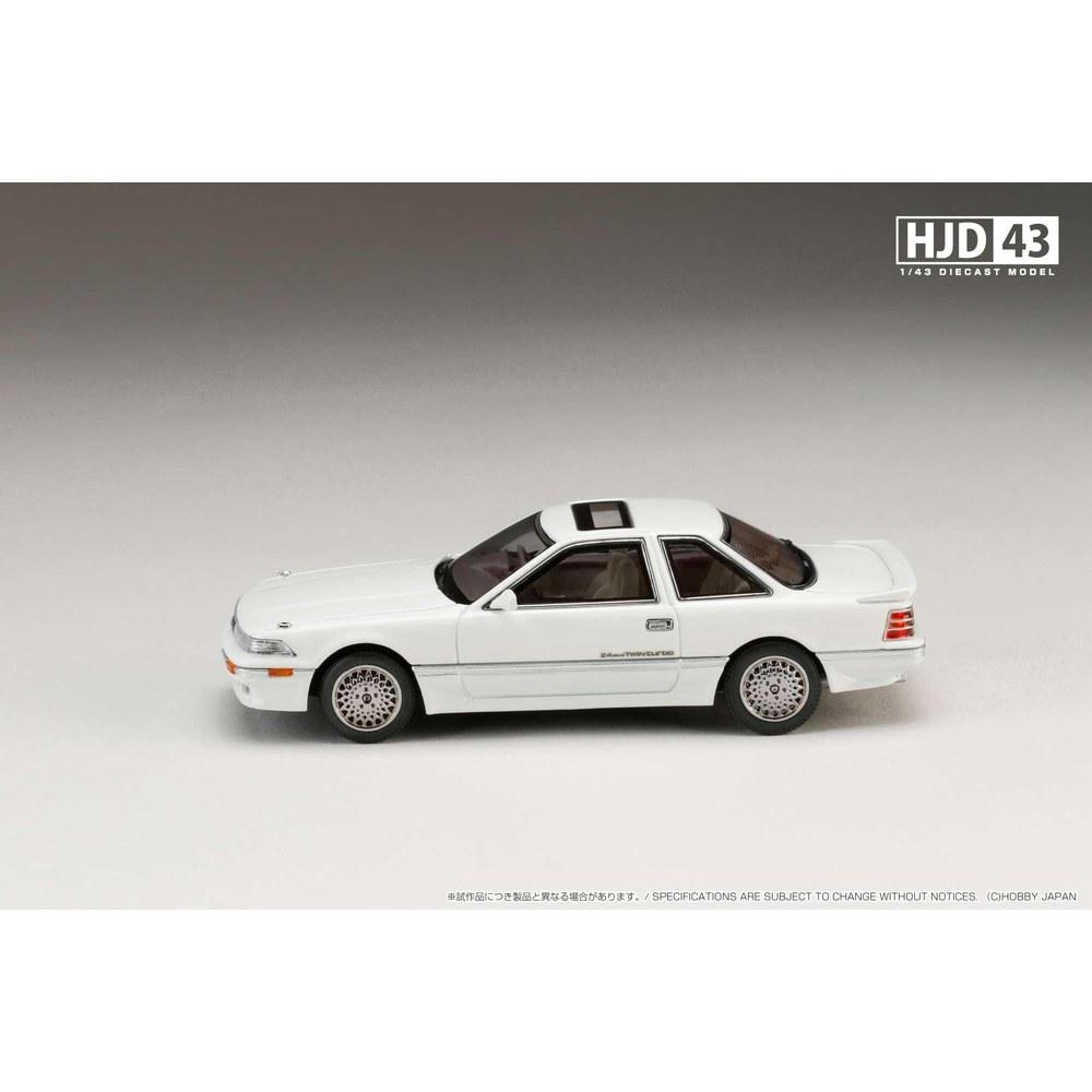 Hobby Japan Toyota Soarer 2000 GZ20 Model HJD432003W 1/43 TwinCam24 Twin Turbo GT-Twin Turbo Super White III Finished Model