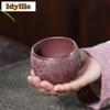 220ml Yixing Zisha Hundred Blessings Teacup Handmade Tea Bowl Jug Tea-tasting Personal Cup Chazhan Master Cups Tea Items Craft