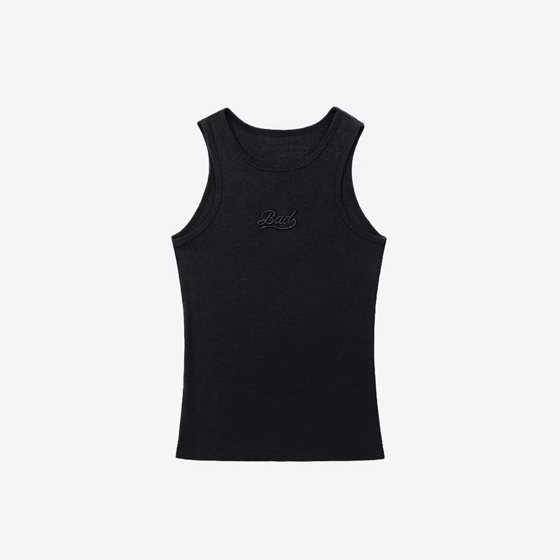Korean Badblood BCAC Series American Spicy Girl Racerback Embroidered Tank Top Medium