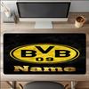 Custom Name Borussia Dortmund Theme Mouse Pad Non Slip Rubber Base Multifunctional Office Home Decor Perfect For Workspace Personalization