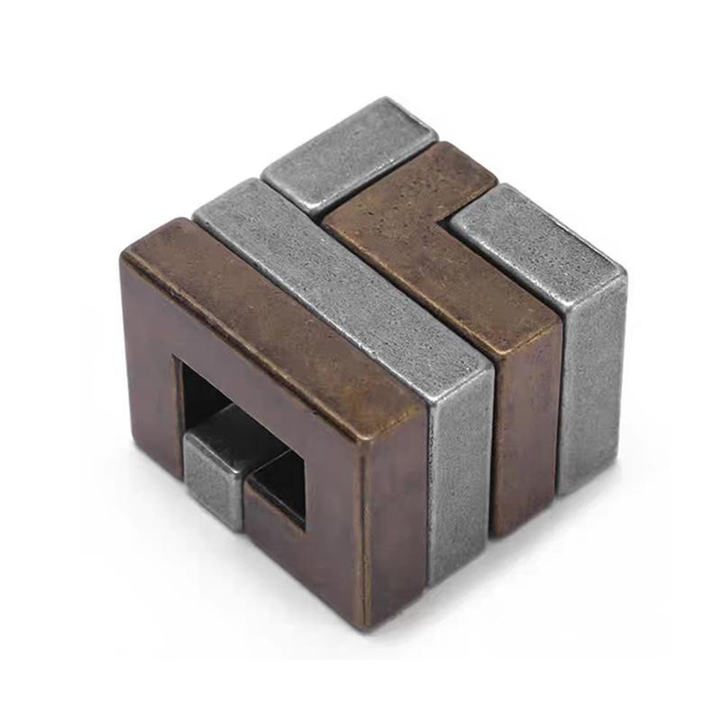 Difficult Disentanglement Brain Teaser Metal Puzzles For Adults and Kids Smart Logic IQ Test Mind Challenge Educational Toys