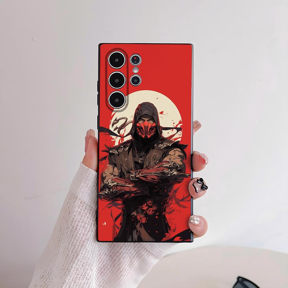 Mortal Kombat Phone Case For Samsung S Series S21 S22 S23 S24 S25 FE Plus Ultra TPU Soft To Skin-friendly Case
