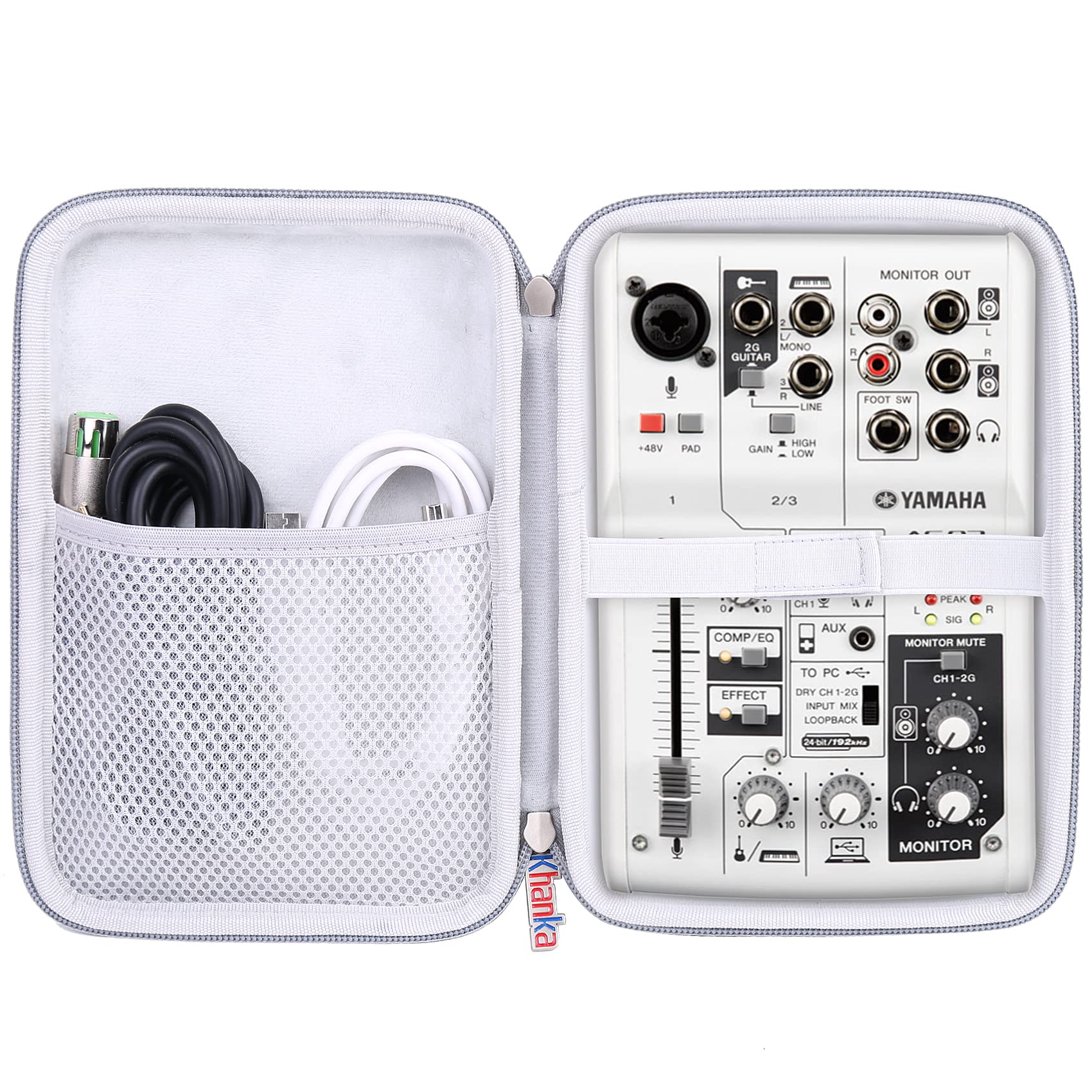 

Storage Compatible Yamaha Webcasting Mixer Audio Interface [Khanka Case] AG03/AG03MK2 (Case Only) сірий колір