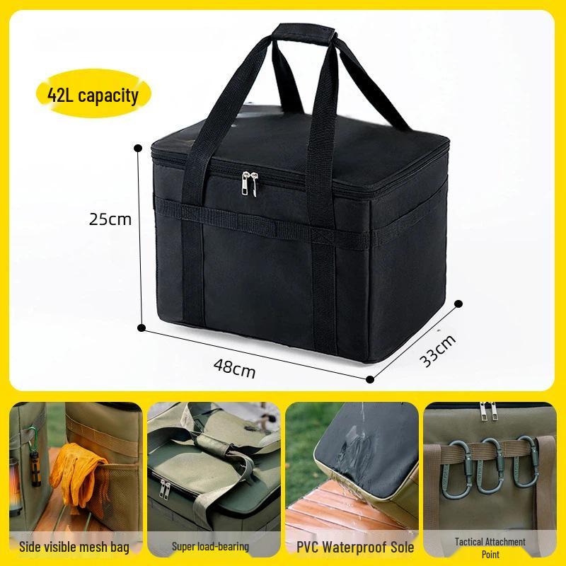 Large Outdoor Folding Storage Box for Picnic and Camping Gear