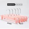 Traceless Plastic Pants and Skirt Hanger with Clips for Clothing Stores