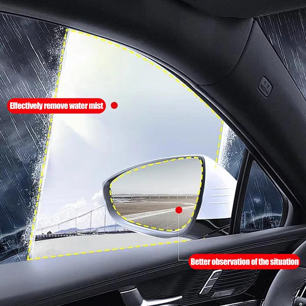 Universeller Seitenfensterwischer für Autos, Wassernebelentfernung, Leiser Scheibenwischergummi für beide Seiten des Autos