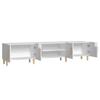 Glossy White TV Cabinet 180 x 31.5 x 40 cm Engineered Wood