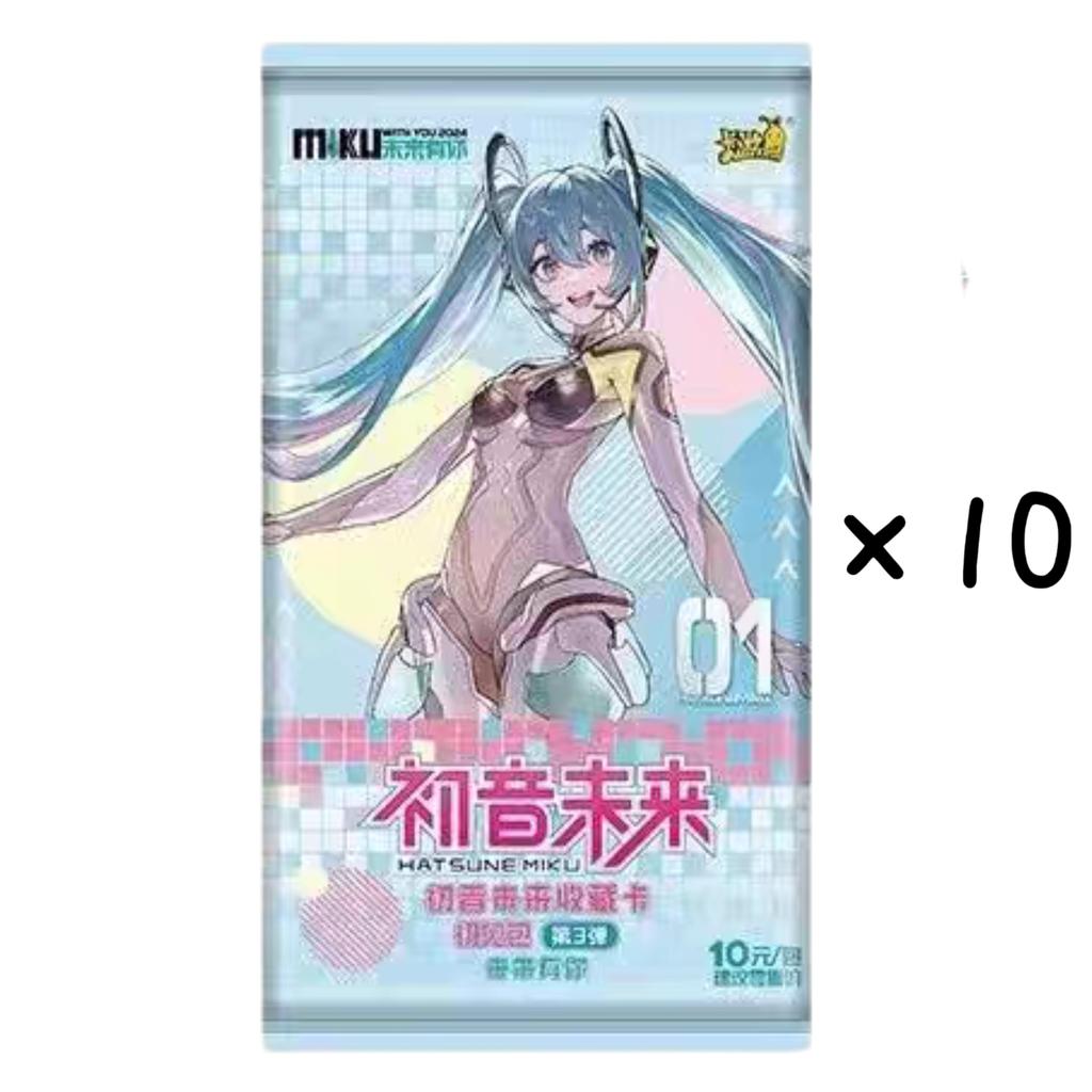 Genuine Hatsune Miku Card First Package Series Animation Game Collection Card SE Peripheral Children's Toys Children Gifts