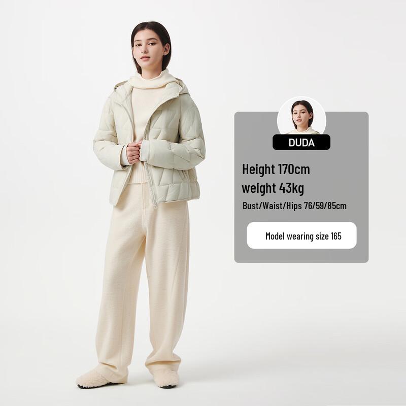 Tanboer Women's Lightweight Hooded Short Down Jacket 5330262Z